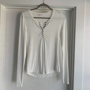 Bohme Long Sleeve White Shirt, NWOT, Small